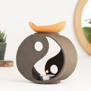 Yin Yang Temalı El Yapımı Buhurdanlık