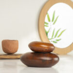 Çakıl Taşı Temalı Artistik El Yapımı Buhurdanlık